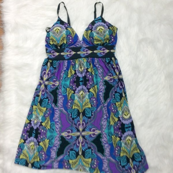 Snap Dresses & Skirts - Snap sundress adj straps tie back Size M
